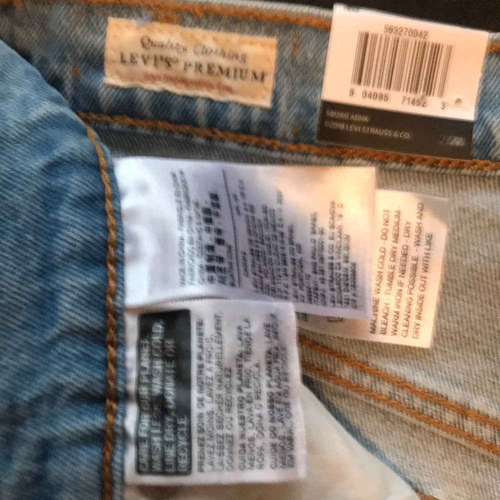 Levi’s® 501® Premium High Rise Shorts 29 - Picture 7 of 8